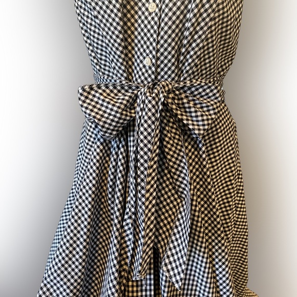 50’s Style American Living Black & White Gingham Dress - Picture 3 of 11